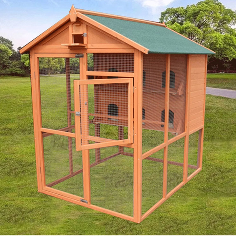 Urban Farming Garden - Neues Design, großer, regensicherer Holzkäfig für