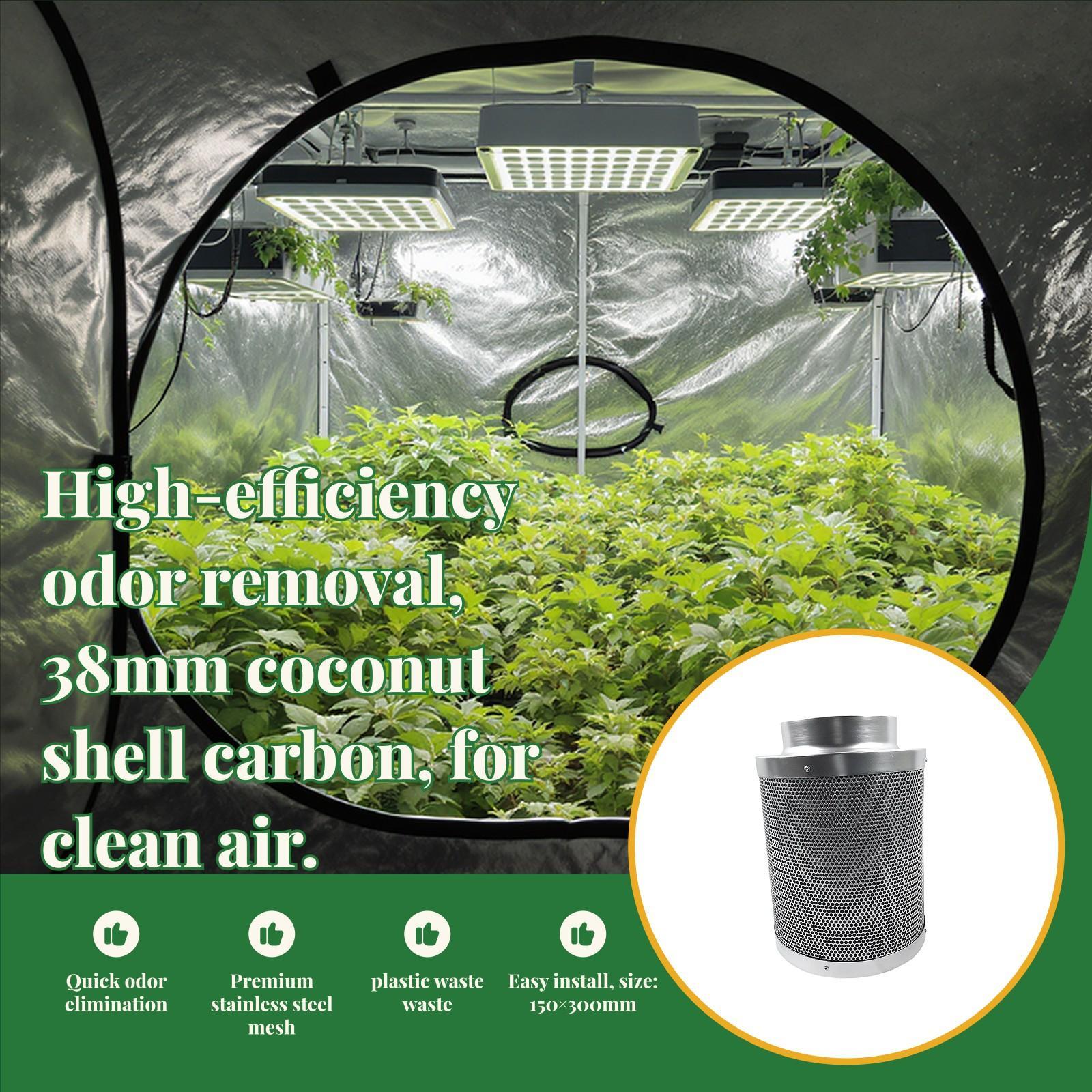 6-Zoll Inline-Lüfter mit Kohle – Carbon Filter Inline Bewertung und Preis