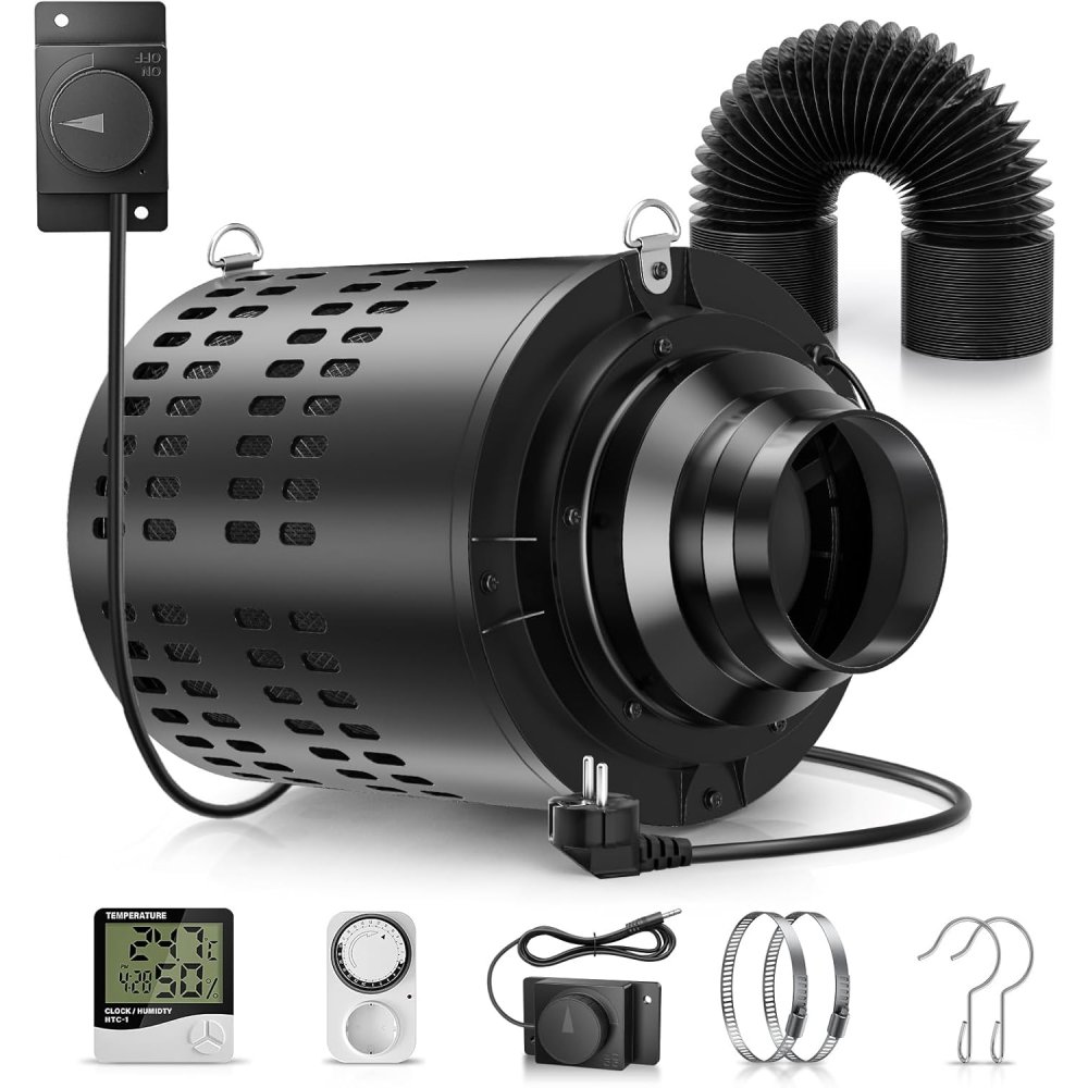 110 mm/4,3 Zoll Abluftventilat – Carbon Filter Inline Bewertung und Preis